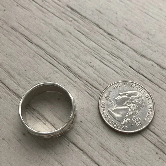 Sterling silver band - Picture 4 of 6